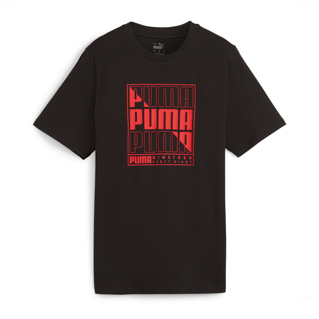 PUMA Graphics Box Men's Round Neck Black - Main Image