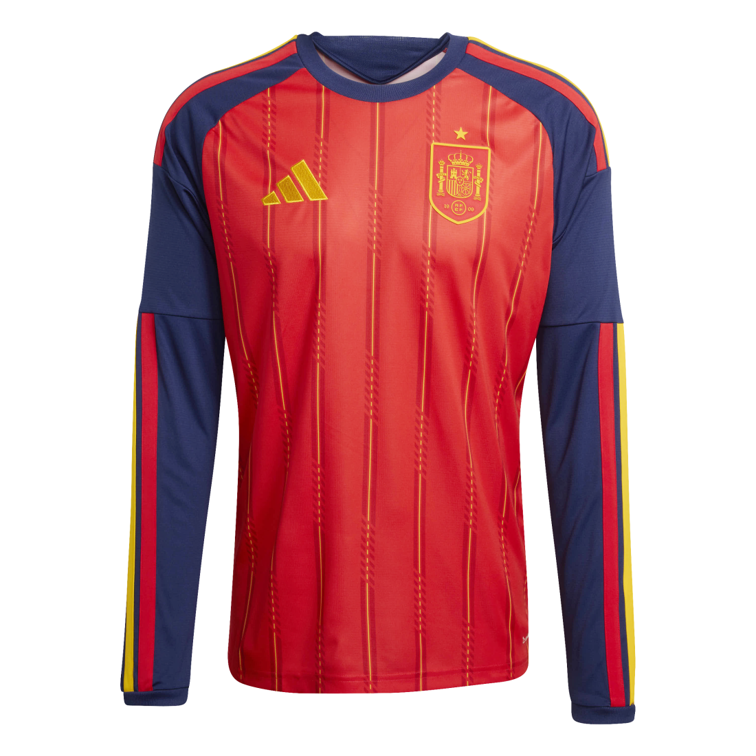 Adidas Spain Home Long Sleeves 2026 Men's Replica Jersey Red Adidas Spain Home Long Sleeves 2026 Men's Replica Jersey Red