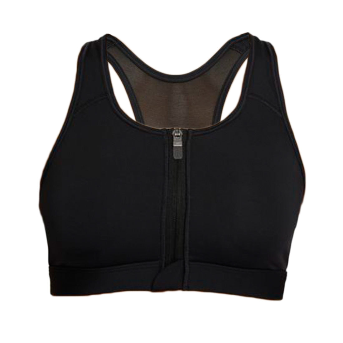 Zip Front Womens Black Nike Sports Bra Nike X MMW Zip-up Sports