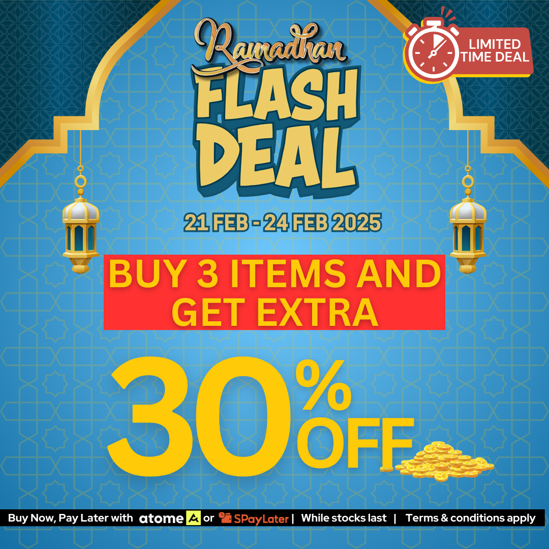 Pre-Ramadhan Flash Deals ( Buy 3, Get additional 30% Off) – Al-Ikhsan ...