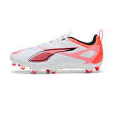 PUMA Ultra 5 Play FG/AG Junior Football Boots White