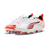 PUMA Ultra 5 Play FG/AG Junior Football Boots White