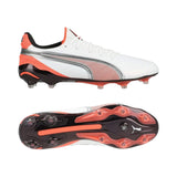 PUMA King Ultimate FG/AG Men's Football Boots White 108821 01