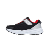 SKECHERS Microspec Thread Child Boy Kids Shoes Black 404115L-BKSR