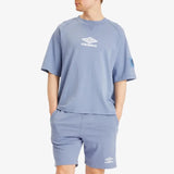 UMBRO Iconic Drill Men's Round Neck Blue 56088U-NF4