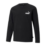 PUMA Essential Small Logo Long Sleeve Tee BLACK