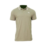 PUMA Essential Elevated Collar Tipping Men'S Polo Tee Beige 691473 81