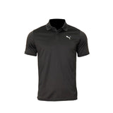 PUMA Essential Logo Poly Men's Polo Tee Black 691834 01
