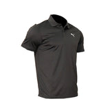 PUMA Essential Logo Poly Men's Polo Tee Black 691834 01