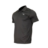 PUMA Essential Logo Poly Men's Polo Tee Black 691834 01