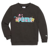 PUMA X Spongebob Crewneck Kids' Sweatshirt Black 673671 01