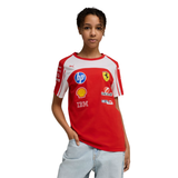 PUMA Scuderia Ferrari Tee Jr B Replica Jersey Red 713839 01