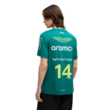 PUMA Aston Martin Alonso Tee Men Replica Jersey Green 713890 01