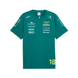 PUMA Aston Martin Stroll Tee Men Replica Jersey Green 713891 01