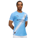 PUMA Manchester City 2025/2026 Home Men's Authentic Jersey Blue 780792 01