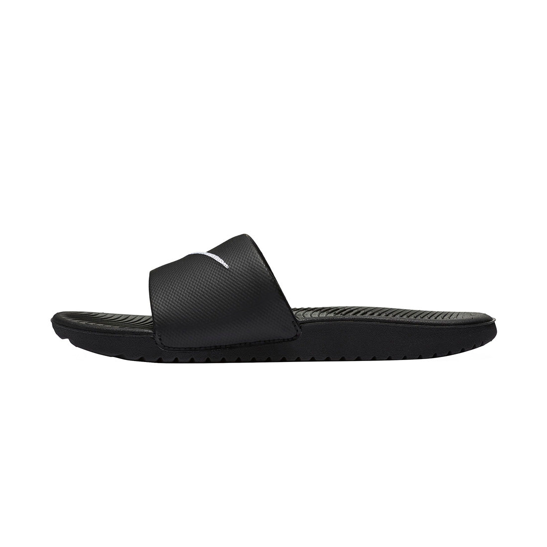 NIKE KAWA LITTLE/BIG KIDS' SLIDES BLACK 819352-001