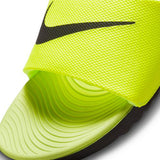 NIKE KAWA LITTLE/BIG KIDS' SLIDES GREEN