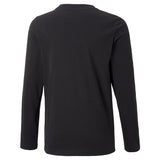 PUMA ACTIVE SPORTS BOY'S LONG SLEEVE GRAPHIC TEES JR BLACK