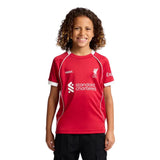 LIverpool FC (LFC) Home 2025/2026 Junior's Fan Jersey Red A25SP04