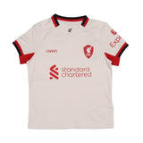 Liverpool FC (LFC) 2025/2026 Junior's Fan Away Jersey Beige A25SP08