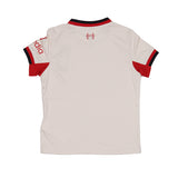 Liverpool FC (LFC) 2025/2026 Junior's Fan Away Jersey Beige A25SP08