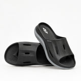 A7 Soflax Men Slippers Black AASP26001-BLK