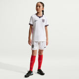 Nike England 2026 Stadium Home Junior Boy Replica Jersey White IB5111-100
