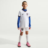 Nike England 2026 Stadium Home Junior Boy Replica Jersey White IB5111-100