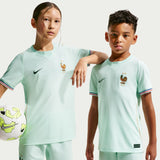 NIKE France Stadium Away 2026 Jr B Replica Jersey Green IB5202-394