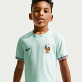 NIKE France Stadium Away 2026 Jr B Replica Jersey Green IB5202-394