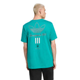 ADIDAS Men's S/S Round Neck Shirt Green JW4137