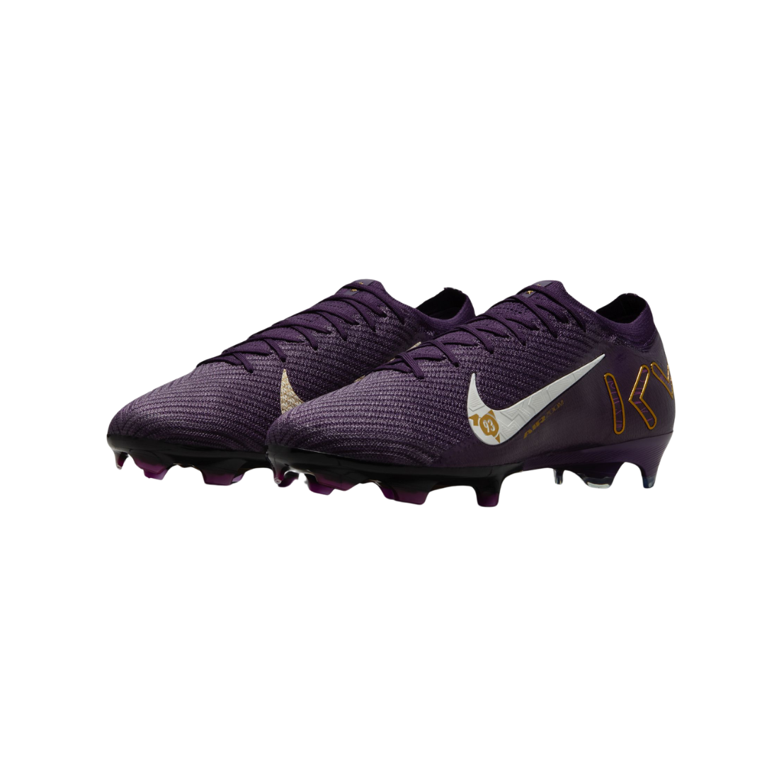 NIKE Merc Vapor 16 Elite Mbappe Junior Football Boot Purple FQ8683-500