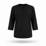 AL X FR Men Kurta Slim Fit Black FR-KT 3/4-10