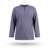 AL X FR Men Kurta Regular Fit Grey FR-KT L/S-18