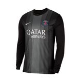 Paris Saint-Germain 2025/26 Goalkeeper Long Sleeve Nike Men's  Replica Jersey Black HJ4612-010