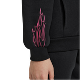 NIKE Kylian Mbape Club Fleece Junior Jacket Black HQ3685-010