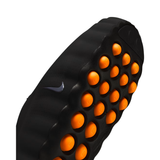 Black Nike Mind 001 women slipper sole with orange circular traction pods