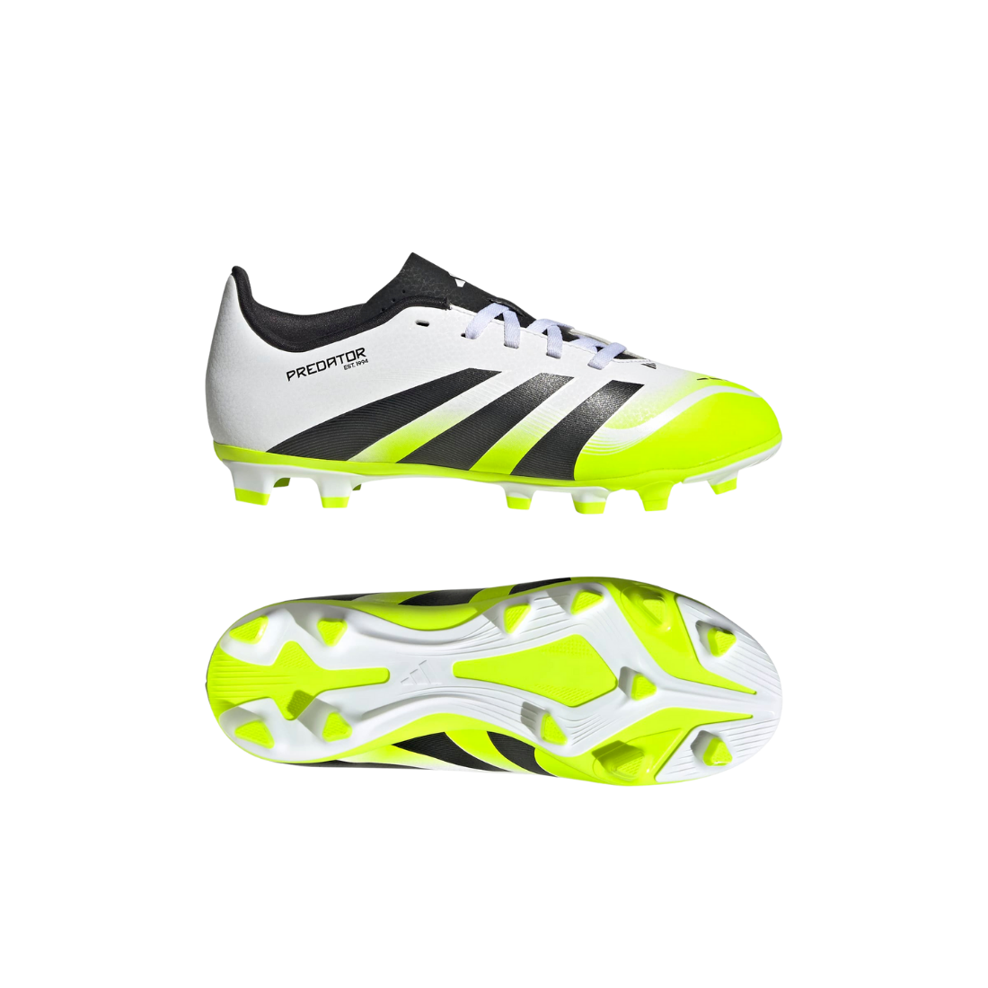 Adidas Predator Club FG/MG Junior Football Boots White JH8868 – Al Adidas Predator Club FG/MG Junior Football Boots White JH8868 – Al
