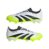 ADIDAS Predator League Fg/Mg Junior Football Boots White JI1125