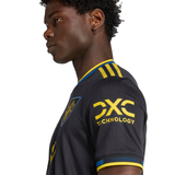 Manchester United 2025/2026 Third Authentic ADIDAS Men's Replica Jersey Black JI7419