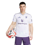 Manchester United 2025/2026 Away Adidas Men's Authentic Jersey White JI7424