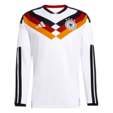Adidas Germany Home Long Sleeves 2026 Men's Replica Jersey White JM1380