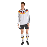 Adidas Germany Home Long Sleeves 2026 Men's Replica Jersey White JM1380