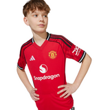 Manchester United 2025/2026 Home Junior Replica Jersey Red JP3013