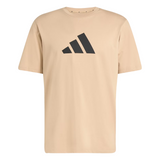 ADIDAS 3 Bar Tee Men'S Round Neck Beige JW7147