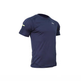 ALX Men'S S/S Round Neck Shirt Navy JXMA10000920