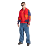 Adidas Spain Home Long Sleeves 2026 Men's Replica Jersey Red JZ5786