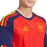 Adidas Spain Home Long Sleeves 2026 Men's Replica Jersey Red JZ5786