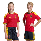 ADIDAS Belgium Home 2026 Junior Boy Replica Jersey Red JZ5988