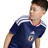 ADIDAS Japan Home 2026 Junior Boy Replica Jersey Blue JZ9688